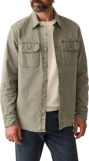 Button up canvas jacket best sale