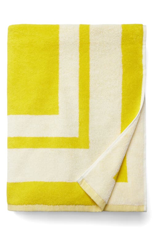 SFERRA Mareta Beach Towel in Lemon at Nordstrom