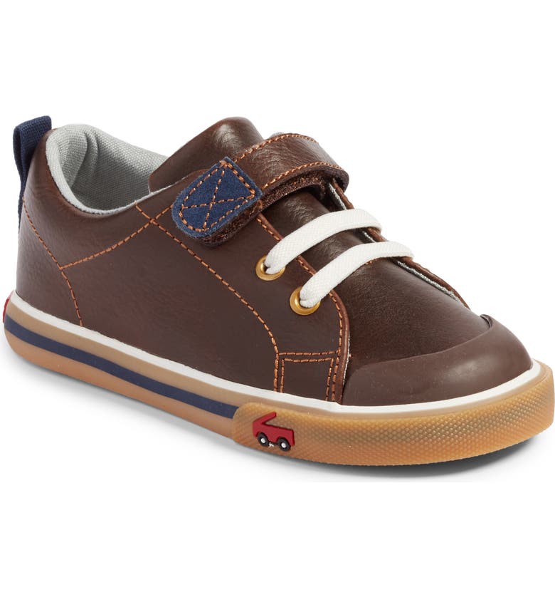  Stevie II Sneaker, Main, color, BROWN LEATHER