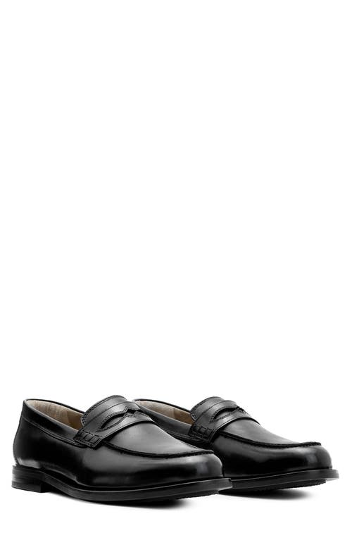 Shop Allsaints Harmon Penny Loafer In Black