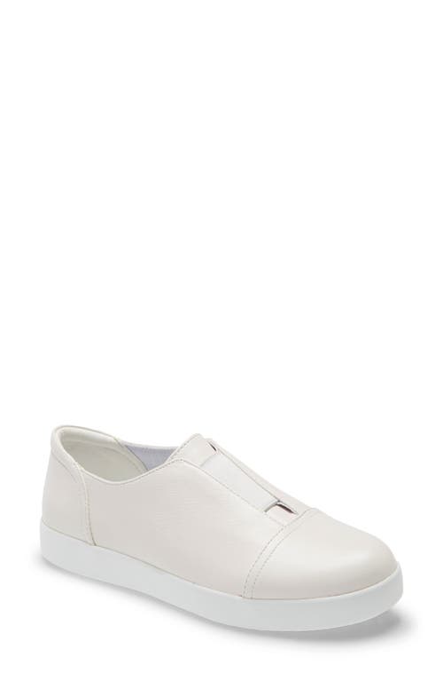 Alegria by PG Lite Alegria Posy Slip-On Sneaker in White Leather