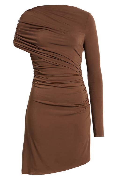 MISTRESS ROCKS MISTRESS ROCKS GATHERED DRAPED JERSEY MINIDRESS