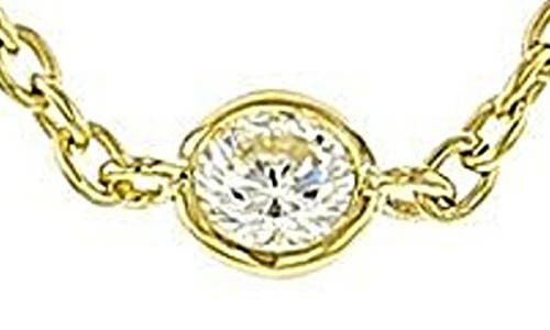 Shop Judith Ripka Clad Bezel Set Cz 5-station Necklace In Gold/crystal