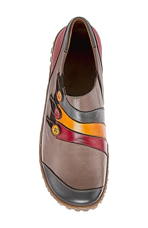 Spring Step Neeta Slip-on Sneaker In Grey Multi