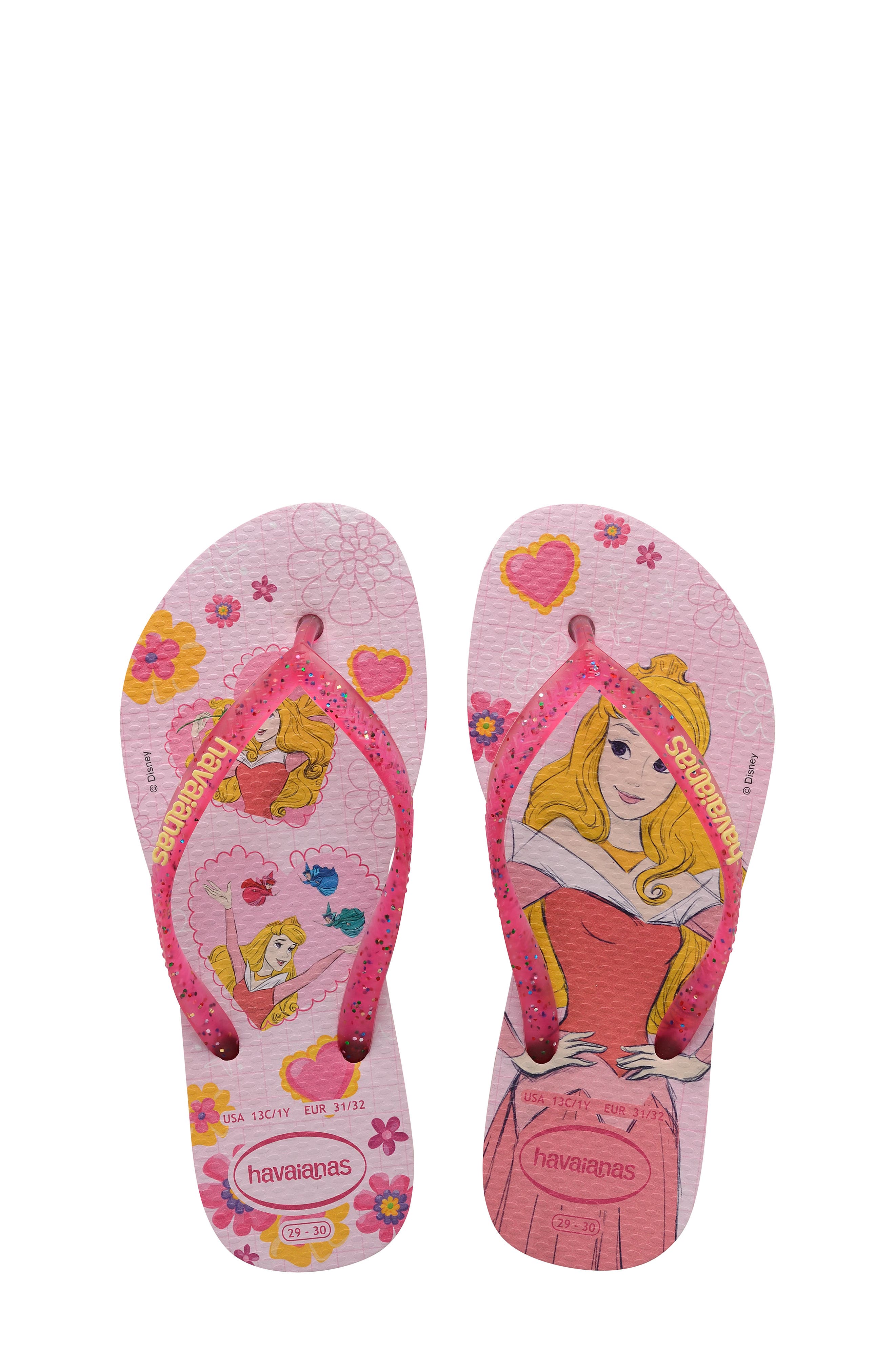 princess flip flops