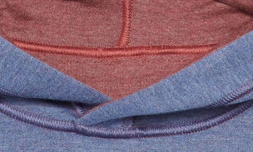 Johnston & Murphy Kids' Solid Reversible Hoodie In Berry/blue