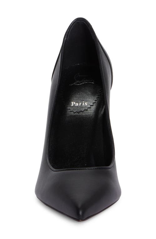 Shop Christian Louboutin Sporty Kate Pointed Toe Pump In B439 Black/lin Black
