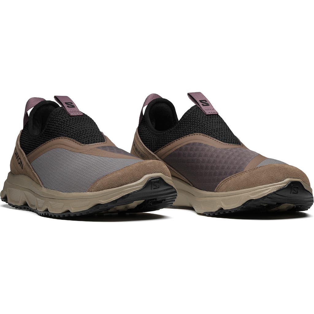 Shop Salomon Gender Inclusive Rx Snug Winter Adventures Sneaker In Vintage Khaki/black/falcon