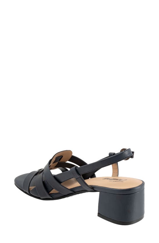 Shop Trotters Luna Slingback Sandal In Navy