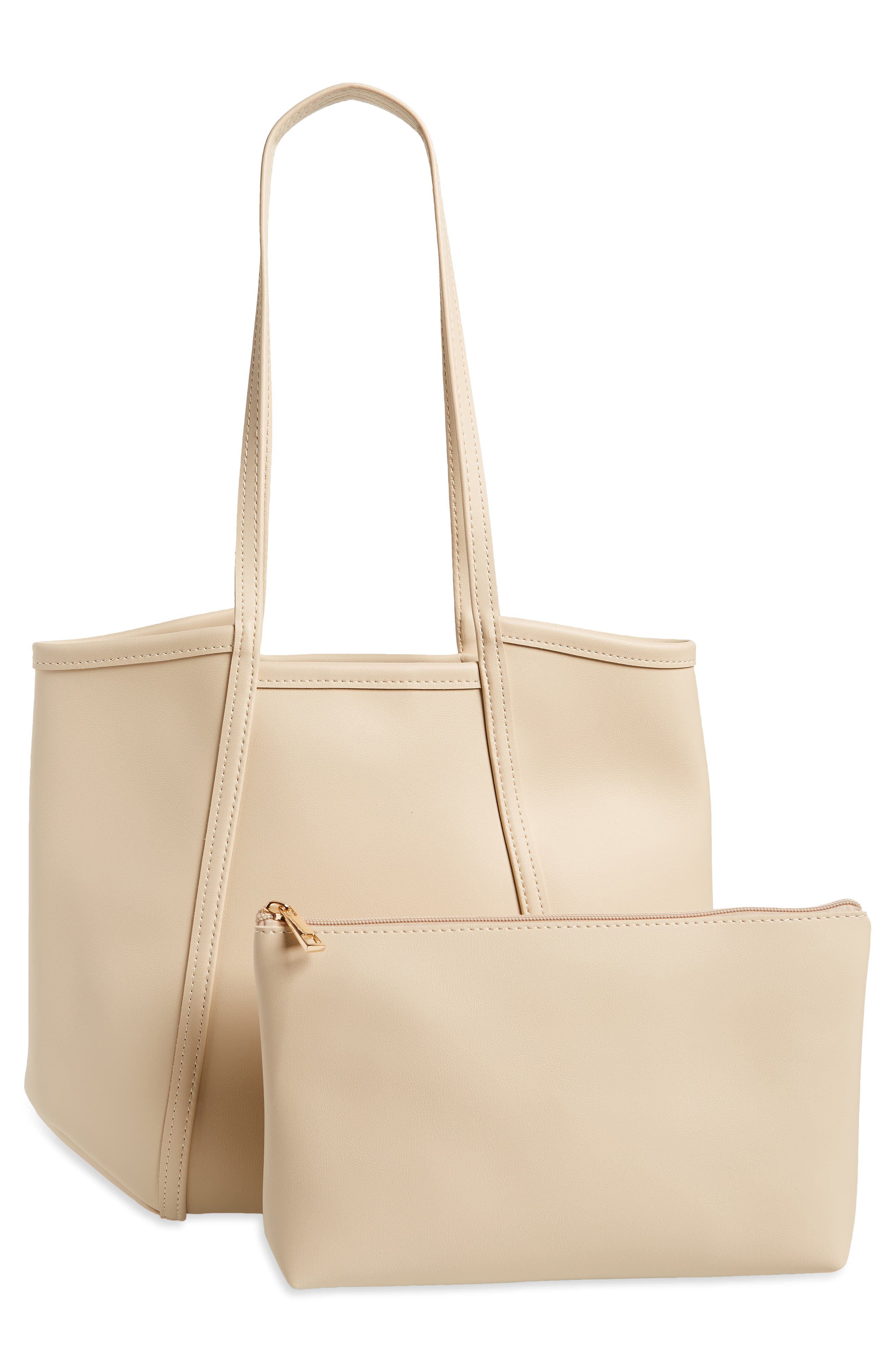 nordstrom faux leather tote