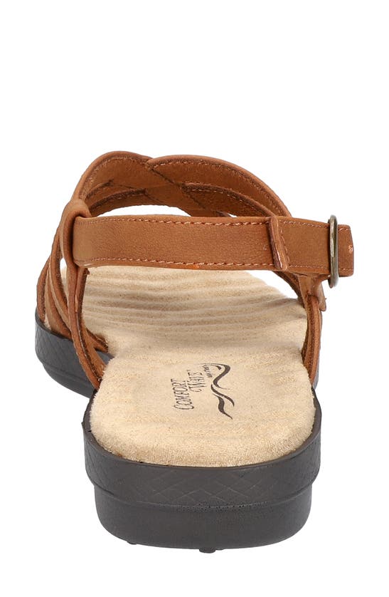 Easy Street Womens Lobo Strap Sandals In Tan