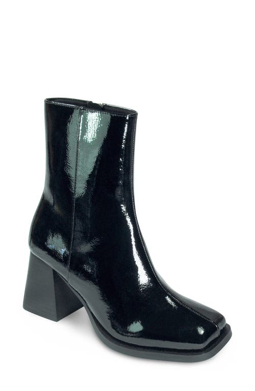 band of the free Raven Patent Bootie in Black