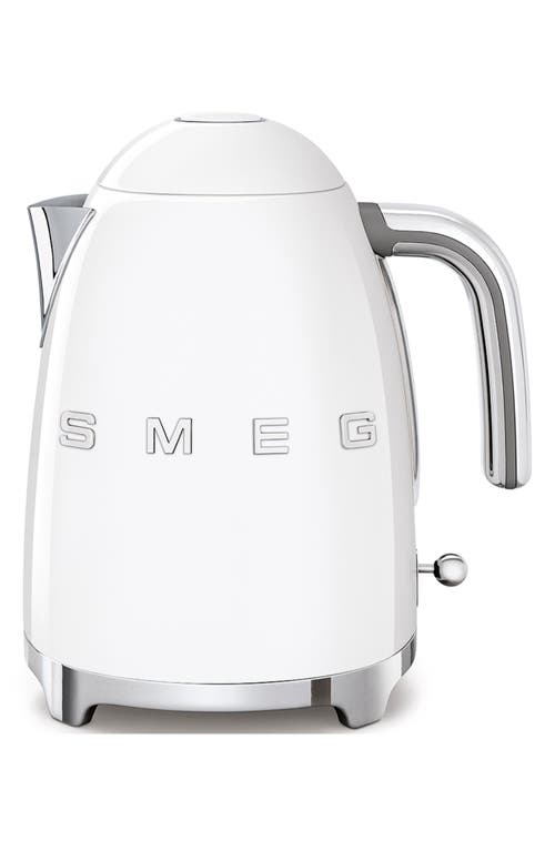 Smeg '50s Retro Style Electric Kettle In White