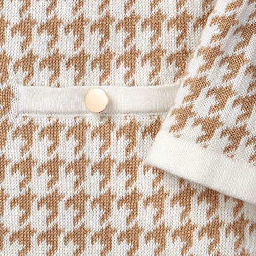 Hope & Henry Girls' Bow Sweater Dress, Toddler In Antique White