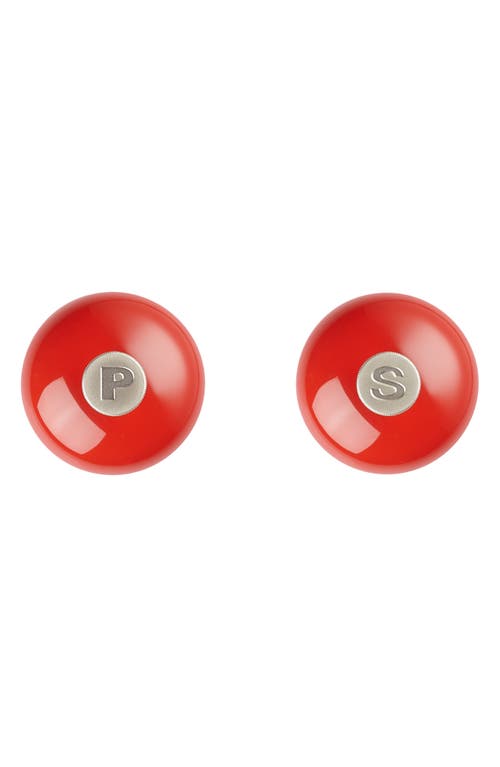 Le Creuset 8" Salt And Pepper Mill Set, Flame In Cerise