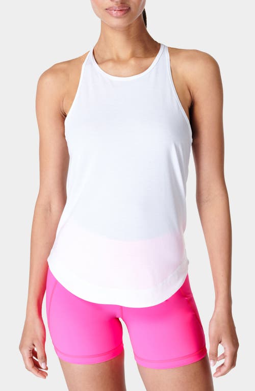 Breath Easy Running Tank Top in White