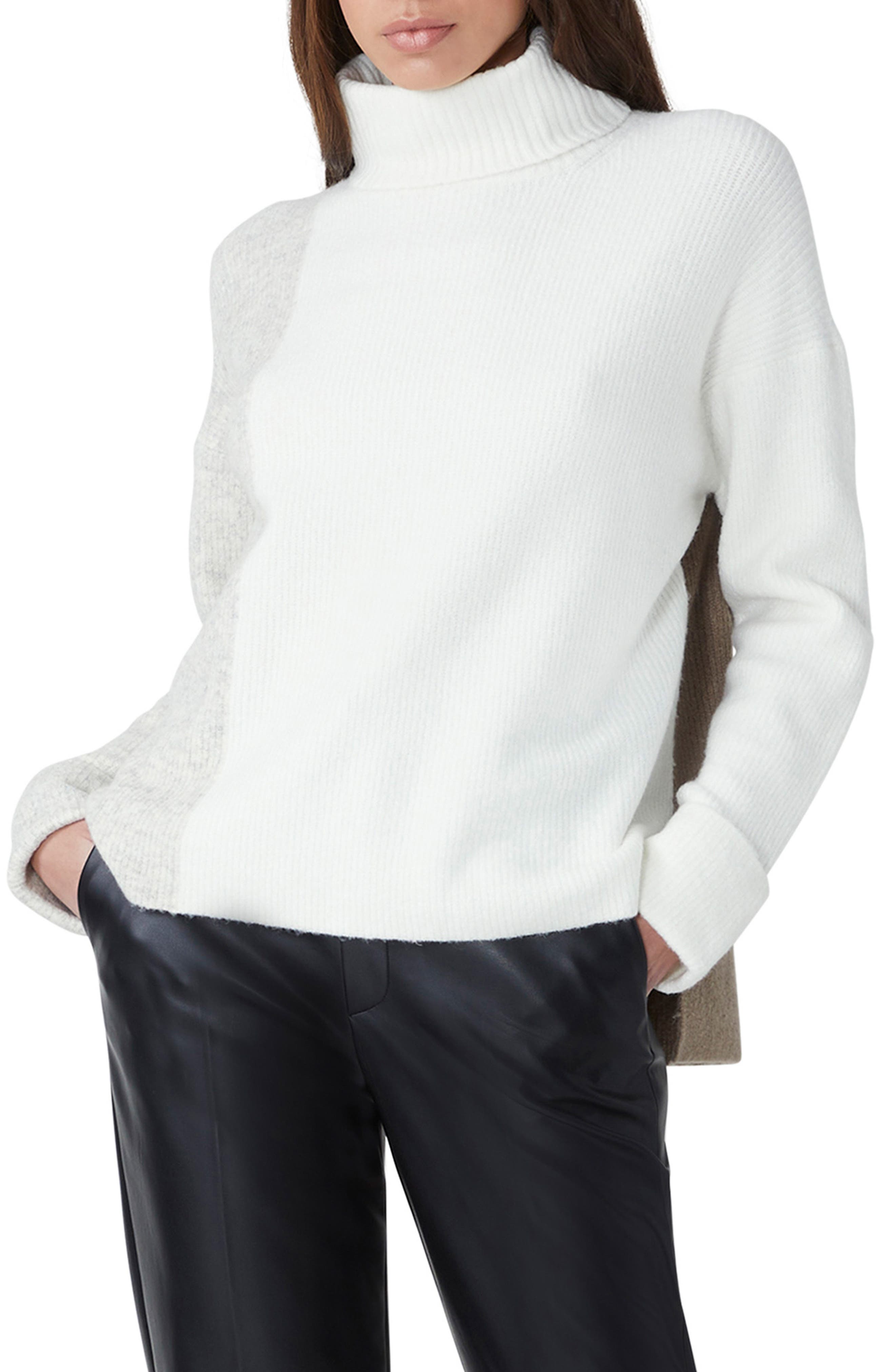 colorblock turtleneck