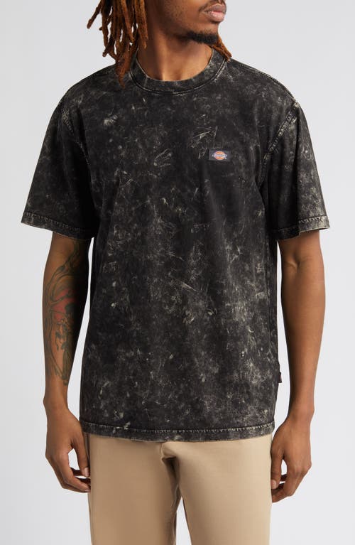 Dickies Newington Tie Dye Cotton T-Shirt Black at Nordstrom,