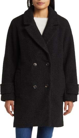 BCBGeneration Double Breasted Boucl Coat Nordstrom