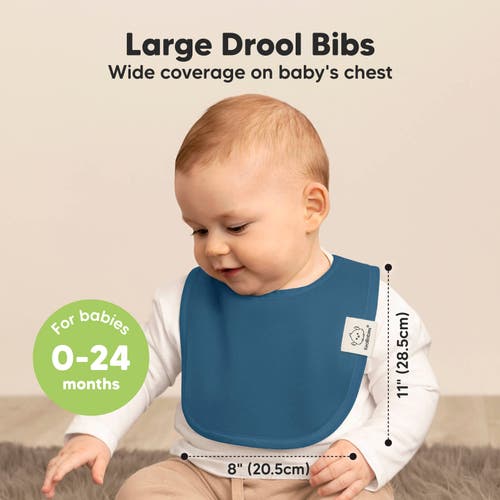 Keababies 8-pack Baby Drool Bibs In Cruise