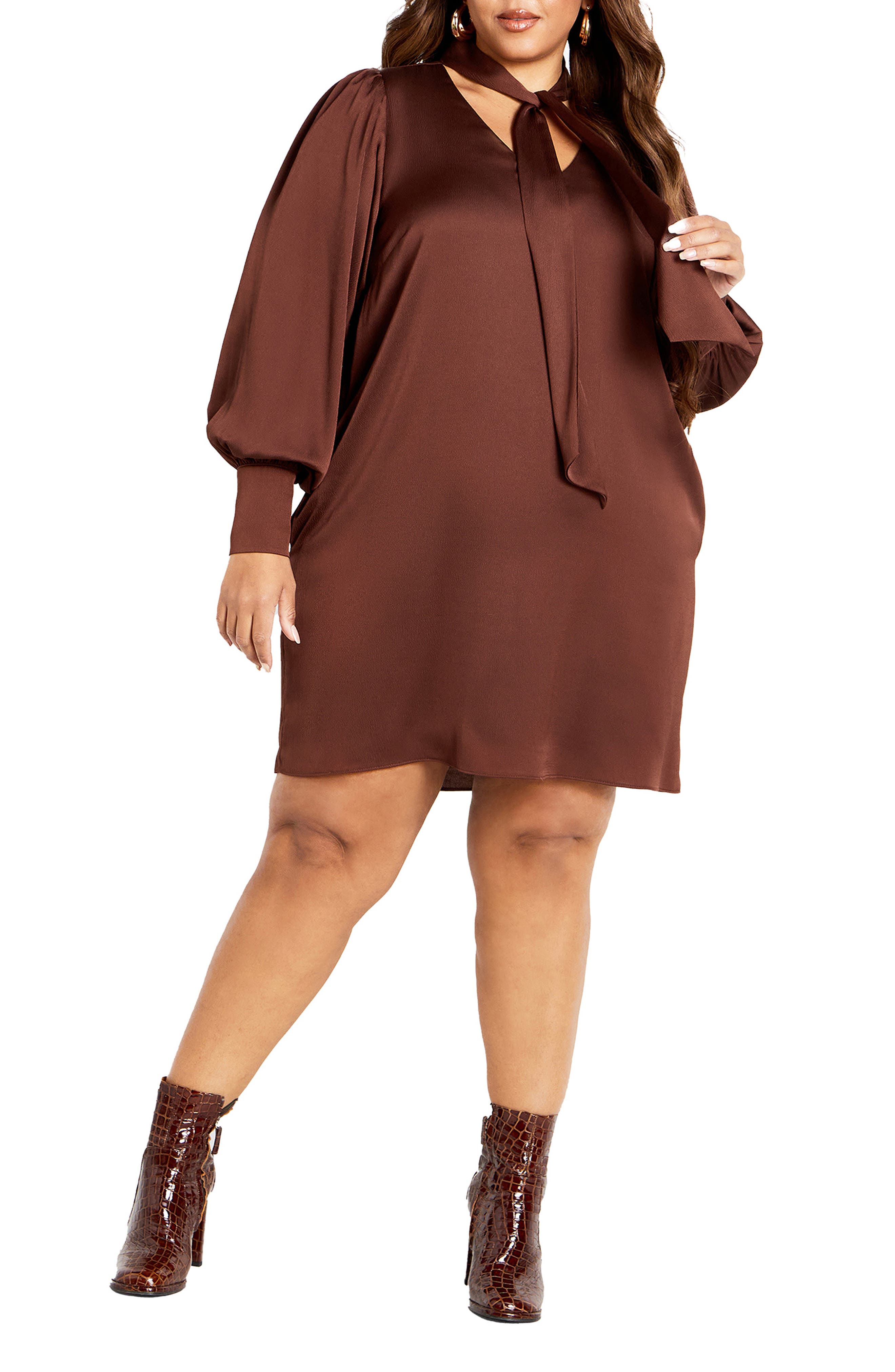 Brown Plus-Size Night Out Dresses | Nordstrom