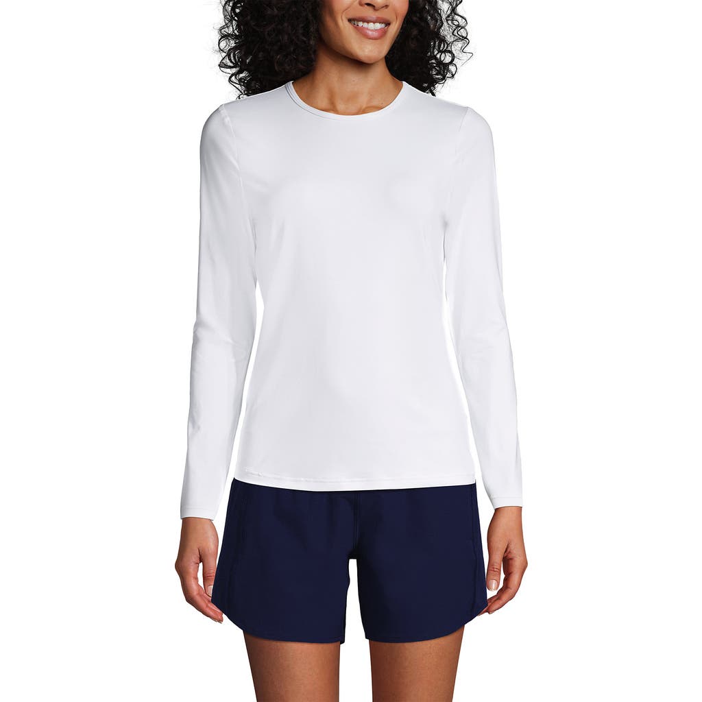 LANDS' END LANDS' END LONG SLEEVE RELAXED UPF 50 RASH GUARD