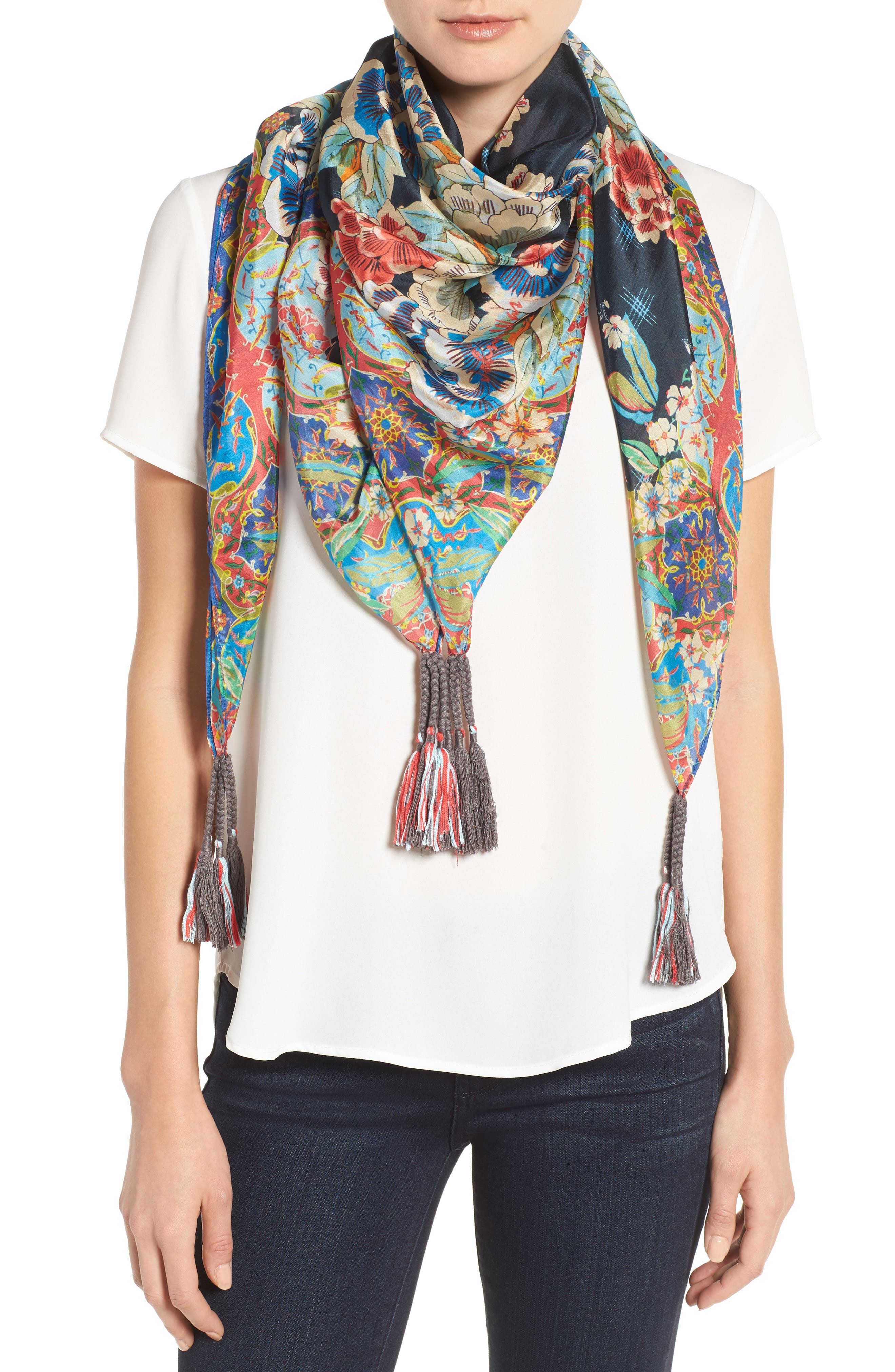 Johnny Was Bekka Silk Scarf Nordstrom