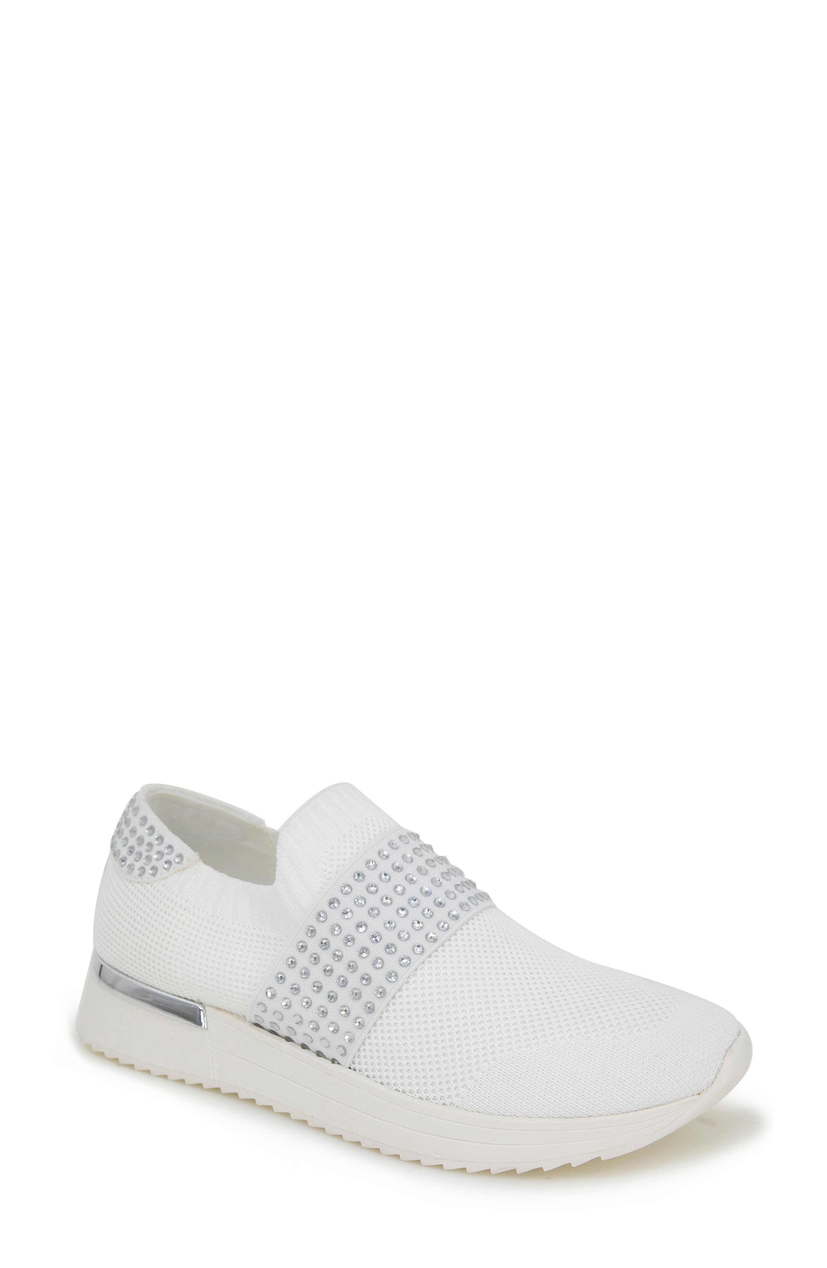 womens white slip on shoe