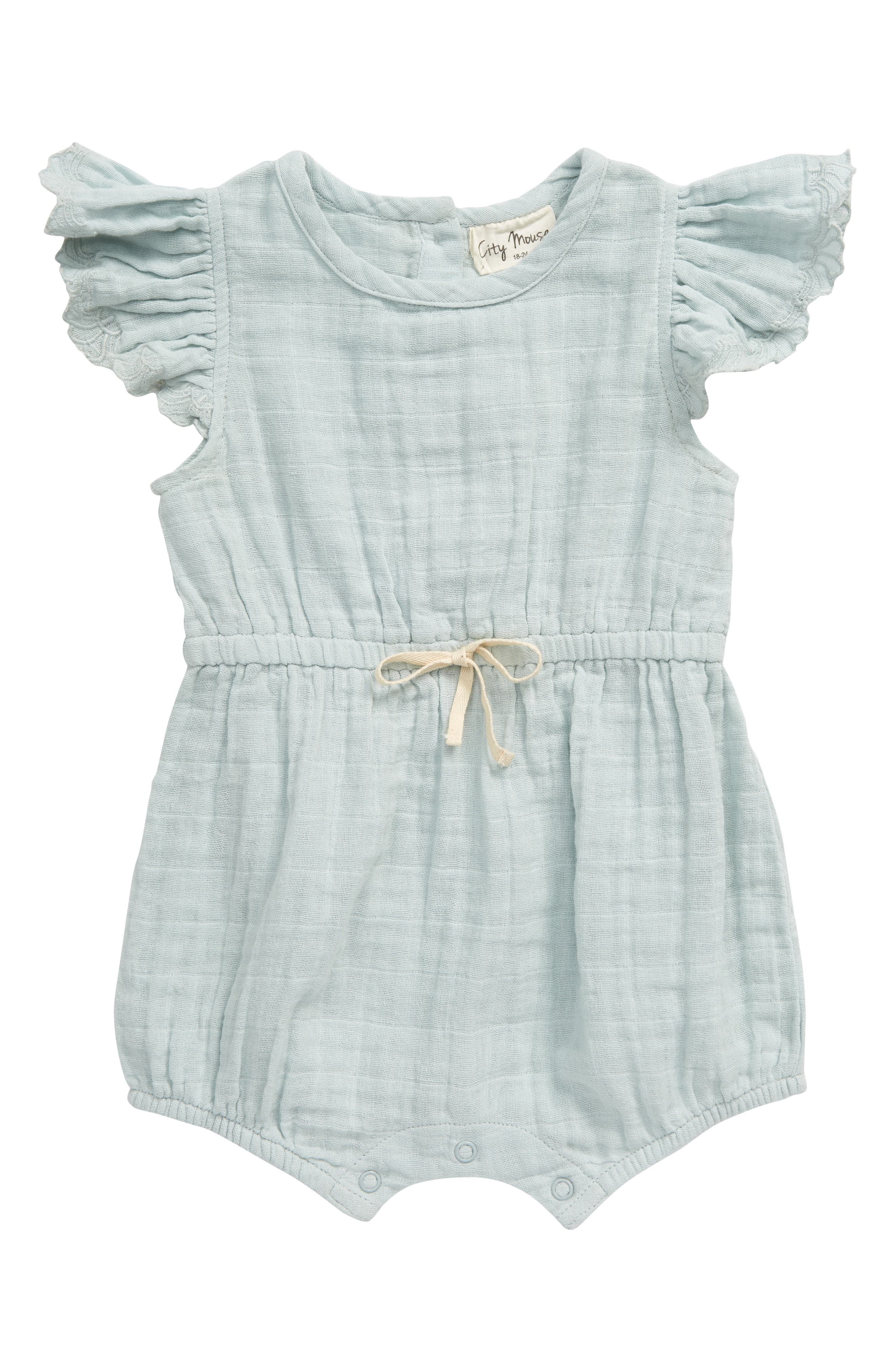 baby boy muslin romper