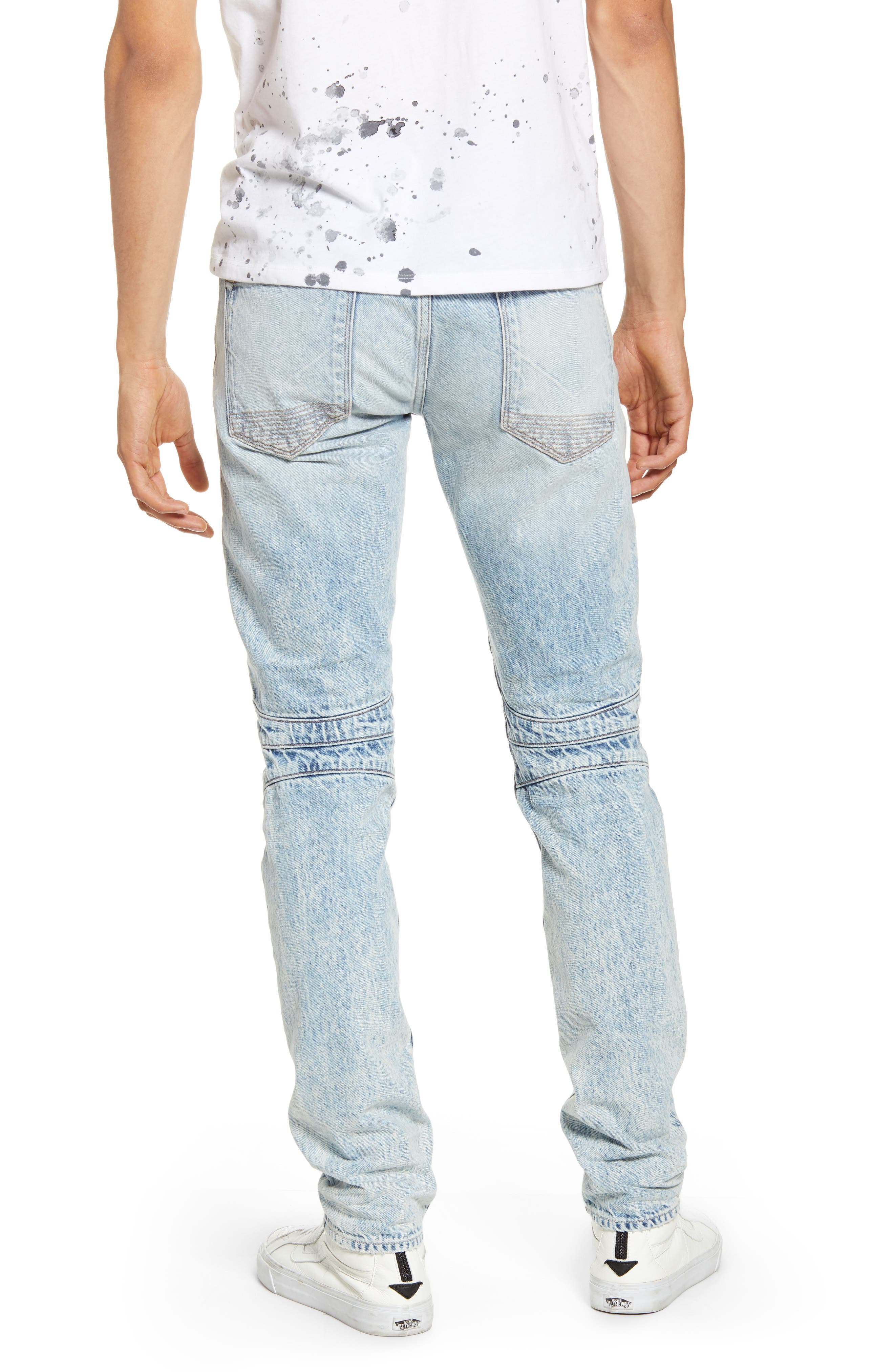 black hudson biker jeans