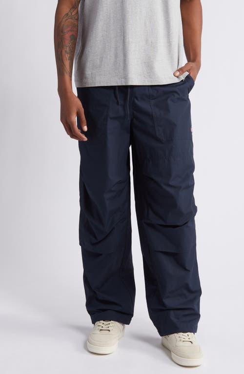 Dickies Fisherville Loose Fit Drawstring Pants In Dark Navy