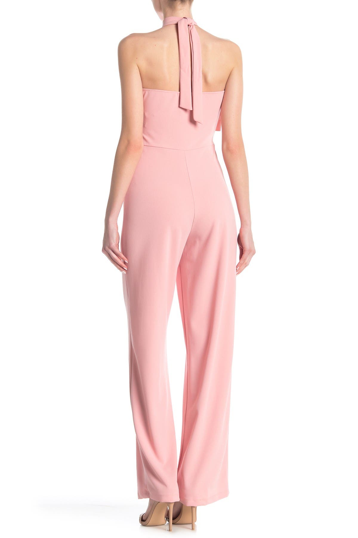bebe halter jumpsuit
