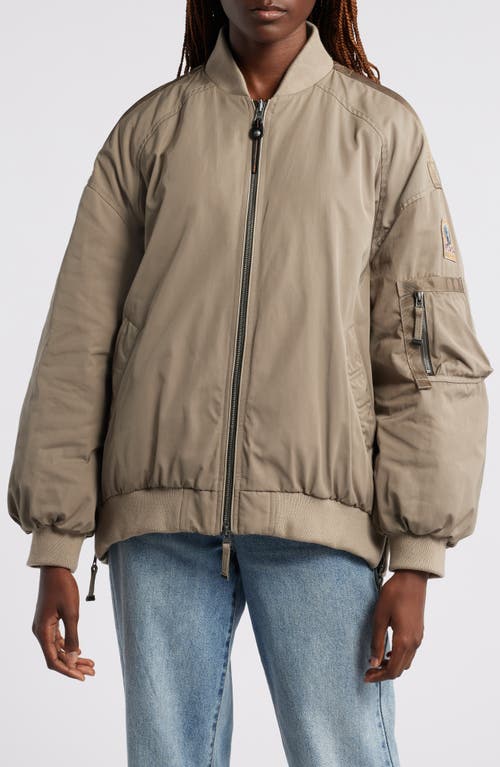 Shop Parajumpers Oversize Water Repellent 700 Fill Power Down Reversible Bomber Jacket In Atmosphere