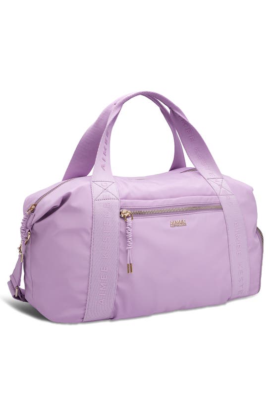 Shop Aimee Kestenberg Duffle Bag In Lilac