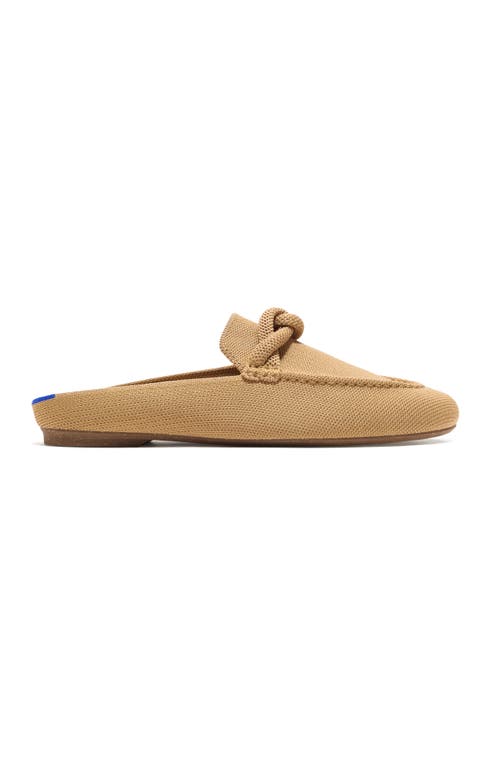 Rothys The Buckle Clog In Brown/neutral In Wren Birdseye