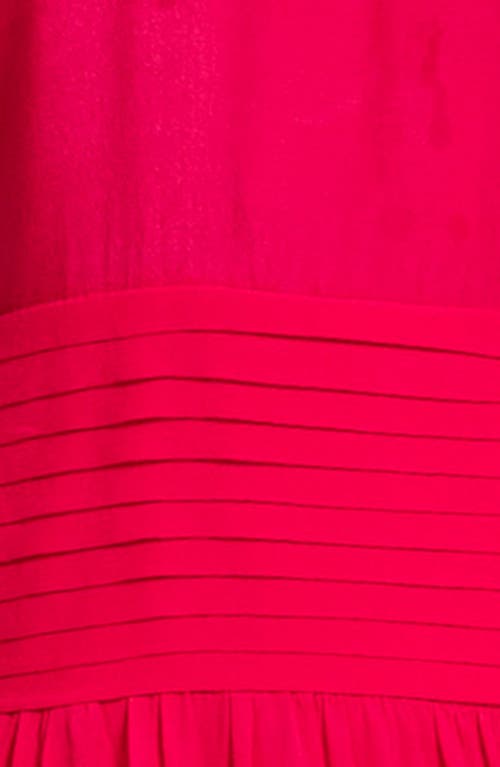 Shop Seraphine Pleat Waist Maternity-to-nursing Maxi Dress In Pink