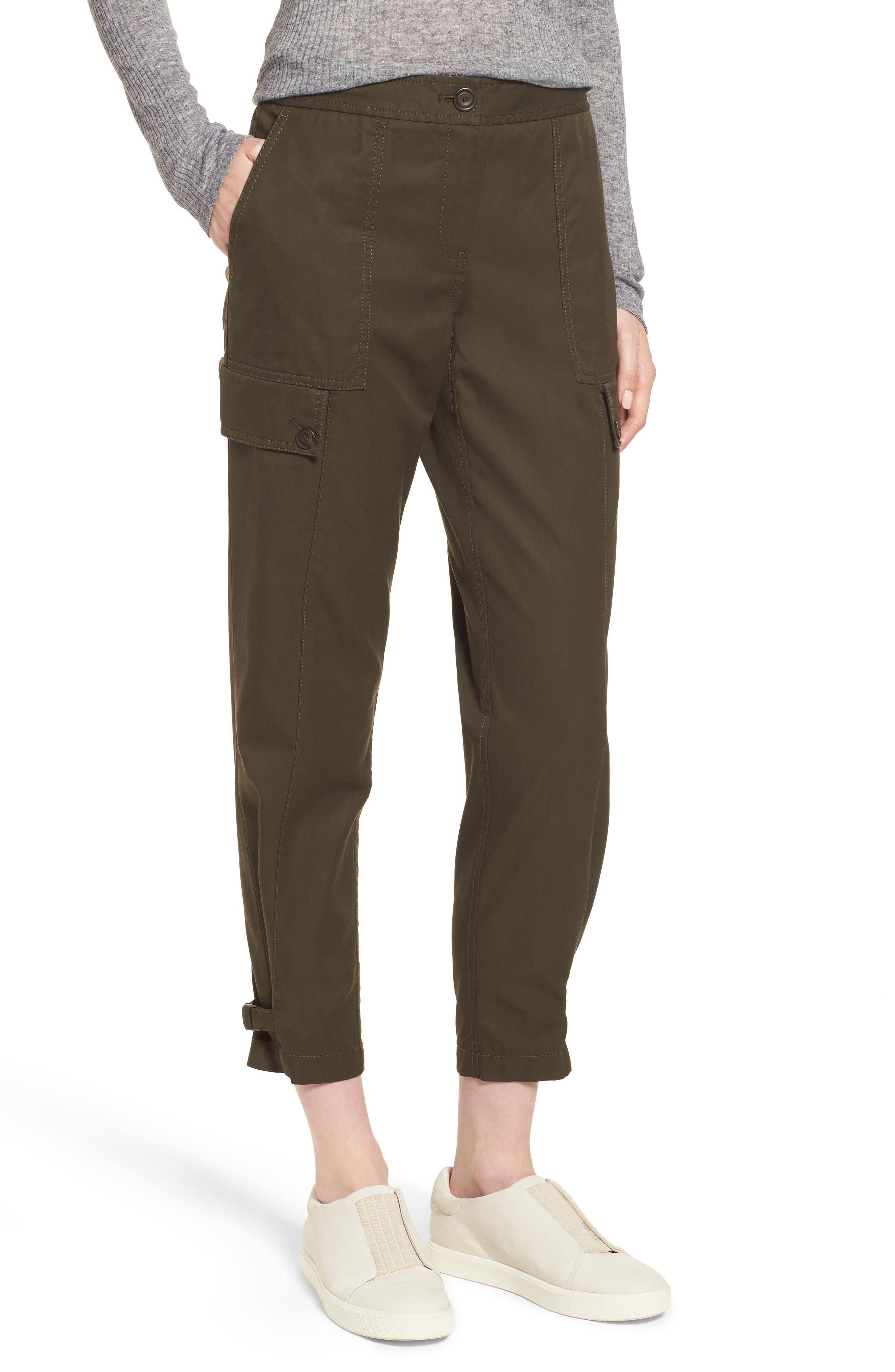 cotton utility pants