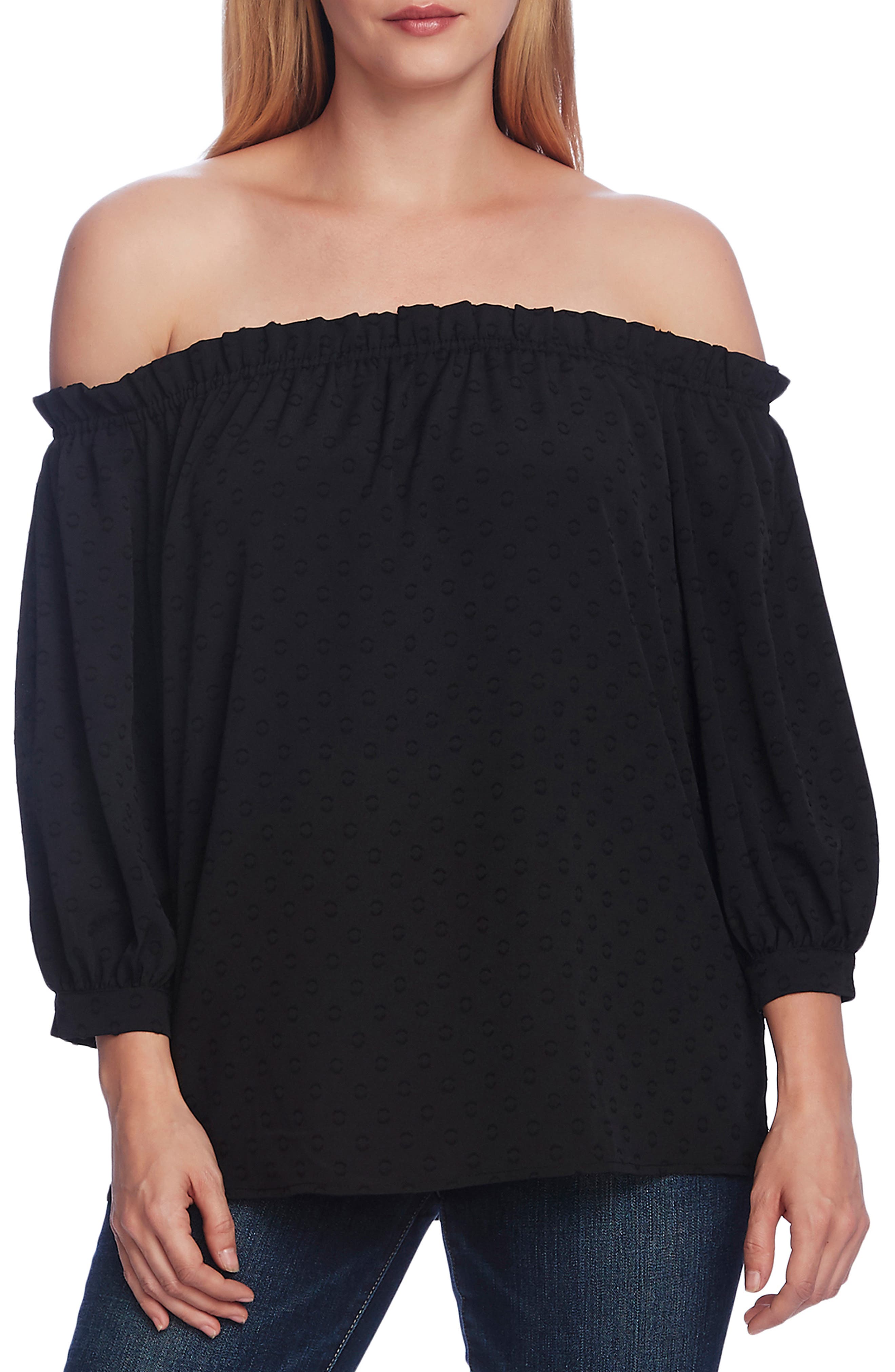 vince camuto puff sleeve top