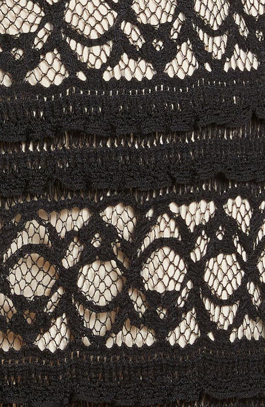 Likely Albie Long Sleeve Lace Dress In Black