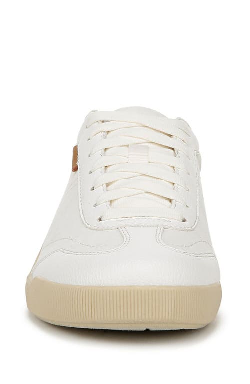 Dr. Scholl's Women's Be True Court Inspired Lace Up Sneakers In Off White Fabric