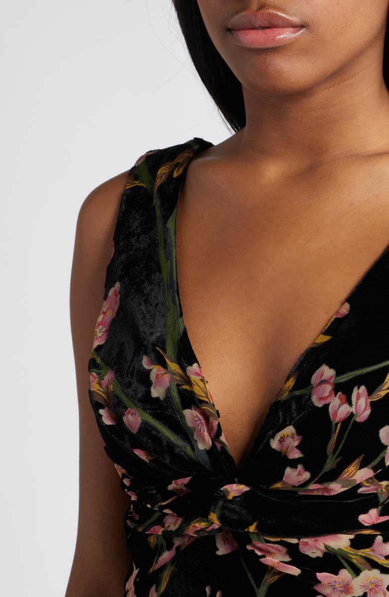 Lulus Enhanced Aura Burnout Maxi Dress, Alternate, color, 