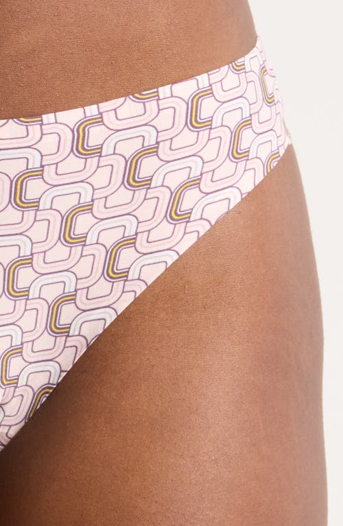 Shop Chantelle Lingerie Soft Stretch Thong In Graphicool