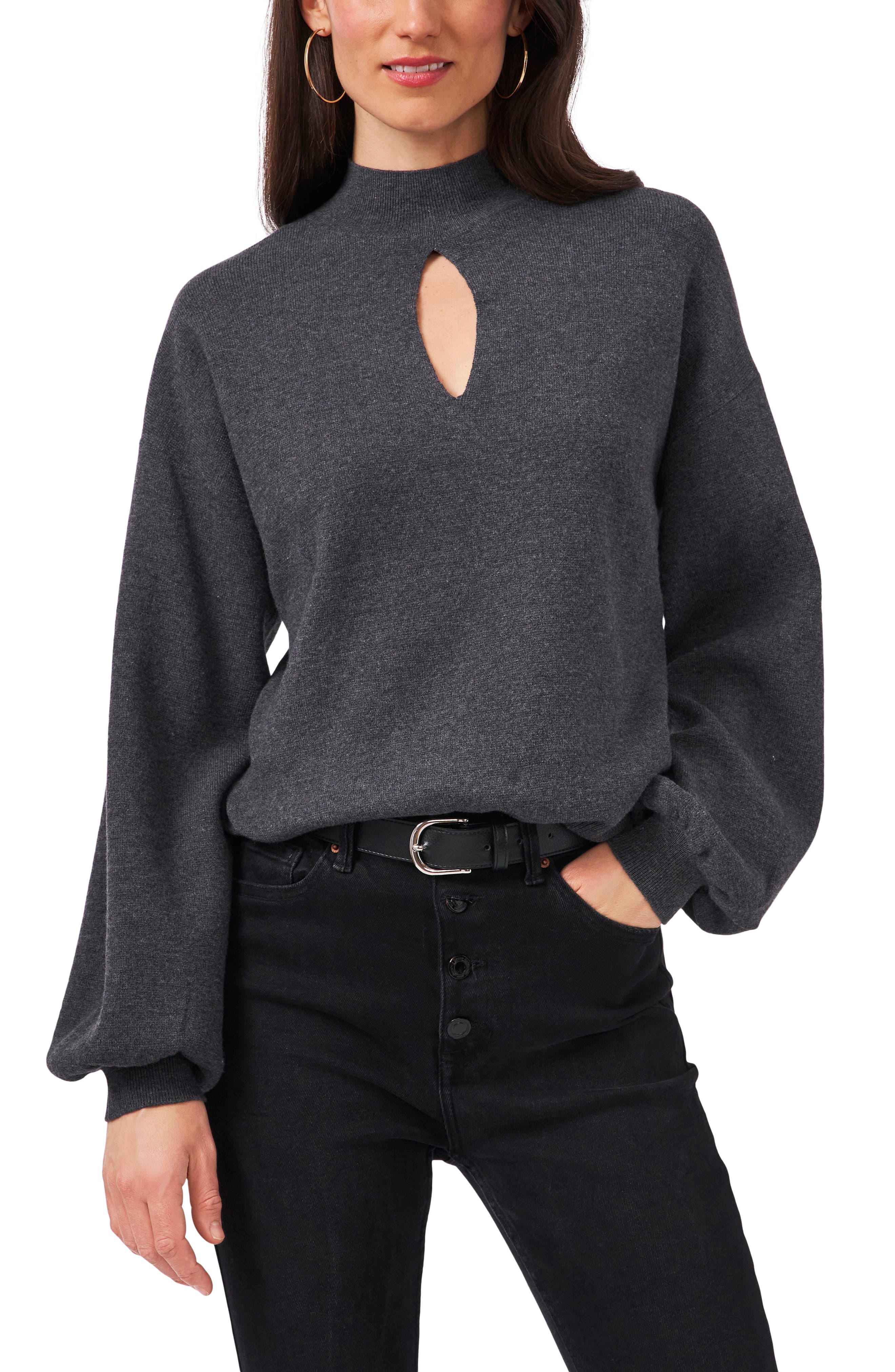 vince camuto cutout sweater