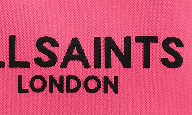 Shop Allsaints Izzy Recycled Polyester Tote In Hot Pink