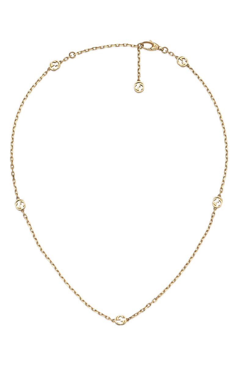 Gucci Running G 18K Gold Necklace | Nordstrom
