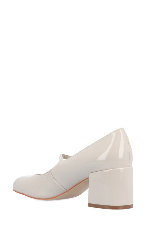 Journee Collection Okenna Mary Jane Pump In Grey