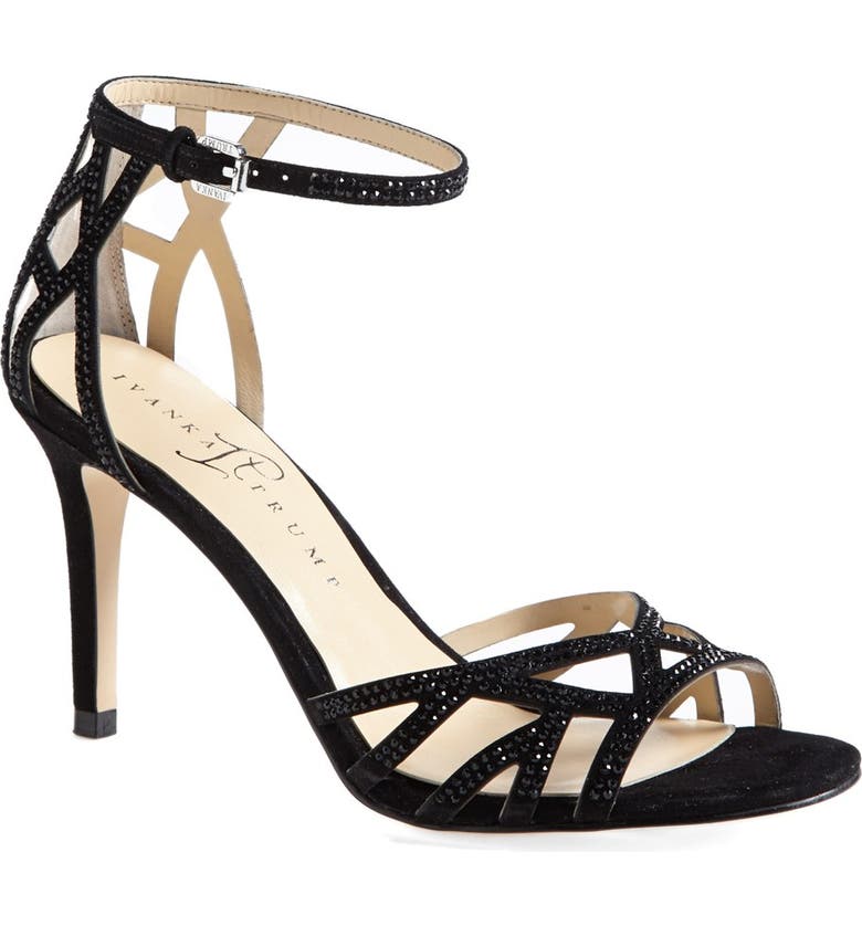 IVANKA TRUMP 'Gifford' Crystal Embellished Sandal, Main, color, 001