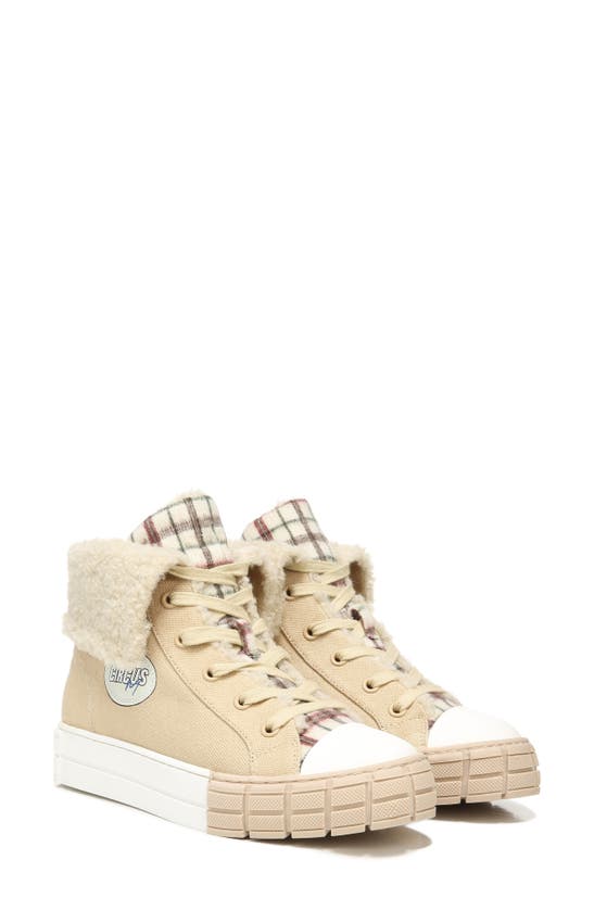 Circus By Sam Edelman Sophi Faux Fur Sneaker In Sesame Multi