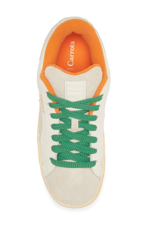 Shop Puma X Carrots Suede Xl Sneaker In Warm White-rickie Orange