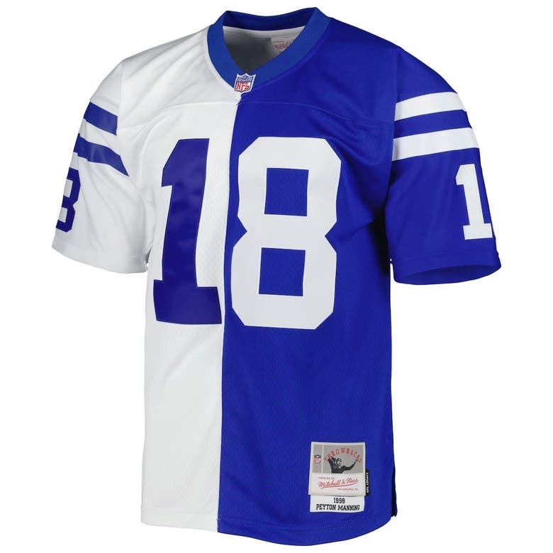 Men's Mitchell & Ness Peyton Manning White Indianapolis Colts 2006 Super Bowl XLI Authentic Retired Player Jersey